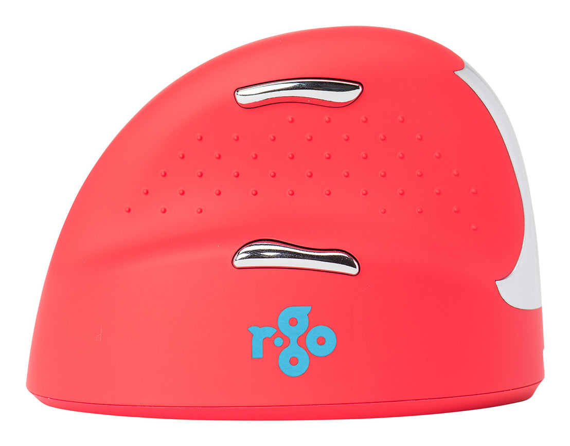 R-Go Tools R-Go HE Sport, Ergonomische Maus, Mittel (Handlänge 165-185mm), linkshändig, Bluetooth, Rot