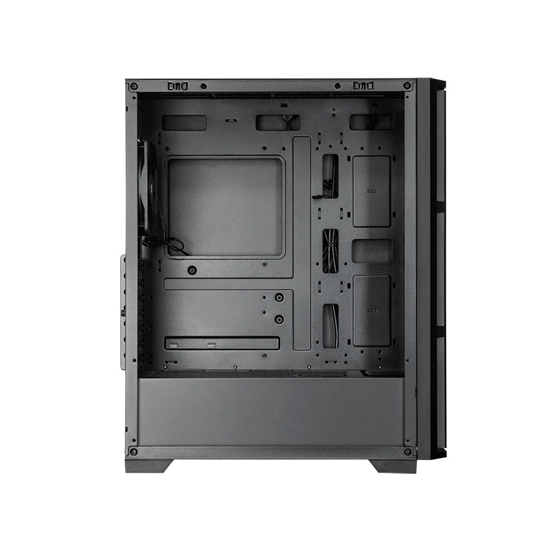 Chieftec AS-02B-TG-OP Computer-Gehäuse Midi Tower Schwarz