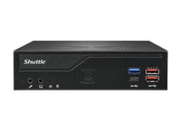 Shuttle Slim PC DH770 , S1700, 2x HDMI, 2x DP , 2x 2.5G LAN, 2x COM, 8x USB, 1x 2.5", 2x M.2, 24/7 Dauerbetrieb, inkl. VESA