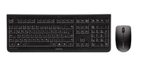 CHERRY DW 3000 Tastatur Maus enthalten Universal RF Wireless AZERTY Belgisch Schwarz