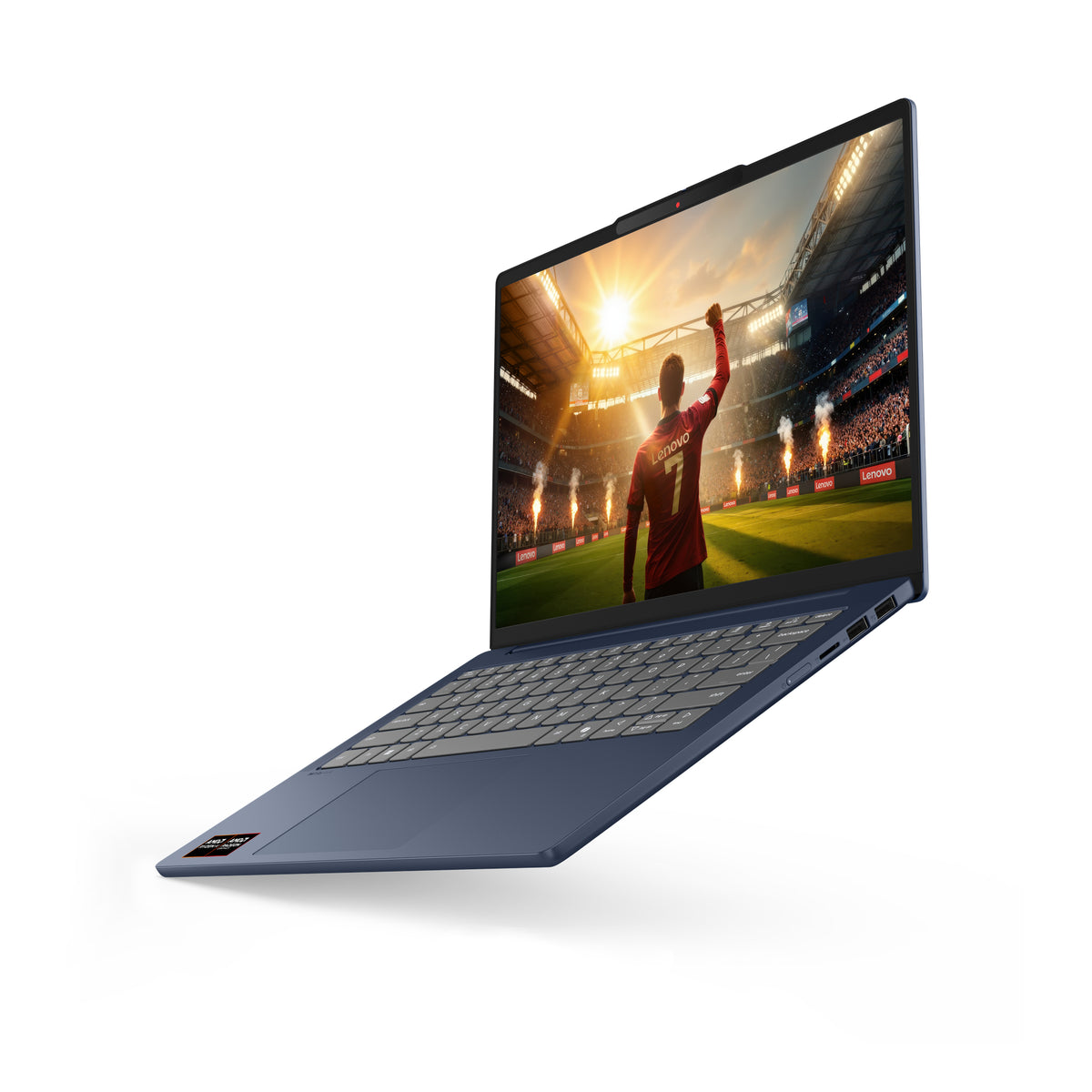Lenovo IdeaPad Slim 5 14AGP11 Copilot+ PC AMD Ryzen AI 7 445 Laptop 35,6 cm (14") WUXGA 16 GB DDR5-SDRAM 512 GB SSD Wi-Fi 7 (802.11be) Windows 11 Home Deutsch Blau