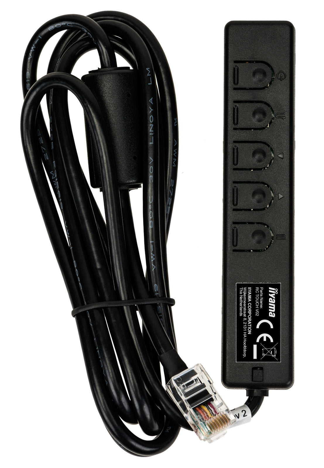 iiyama RC TOUCHV03 Stromkabel Schwarz