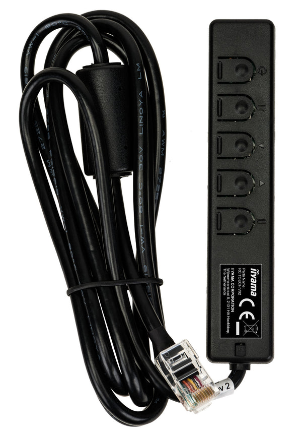 iiyama RC TOUCHV03 Stromkabel Schwarz