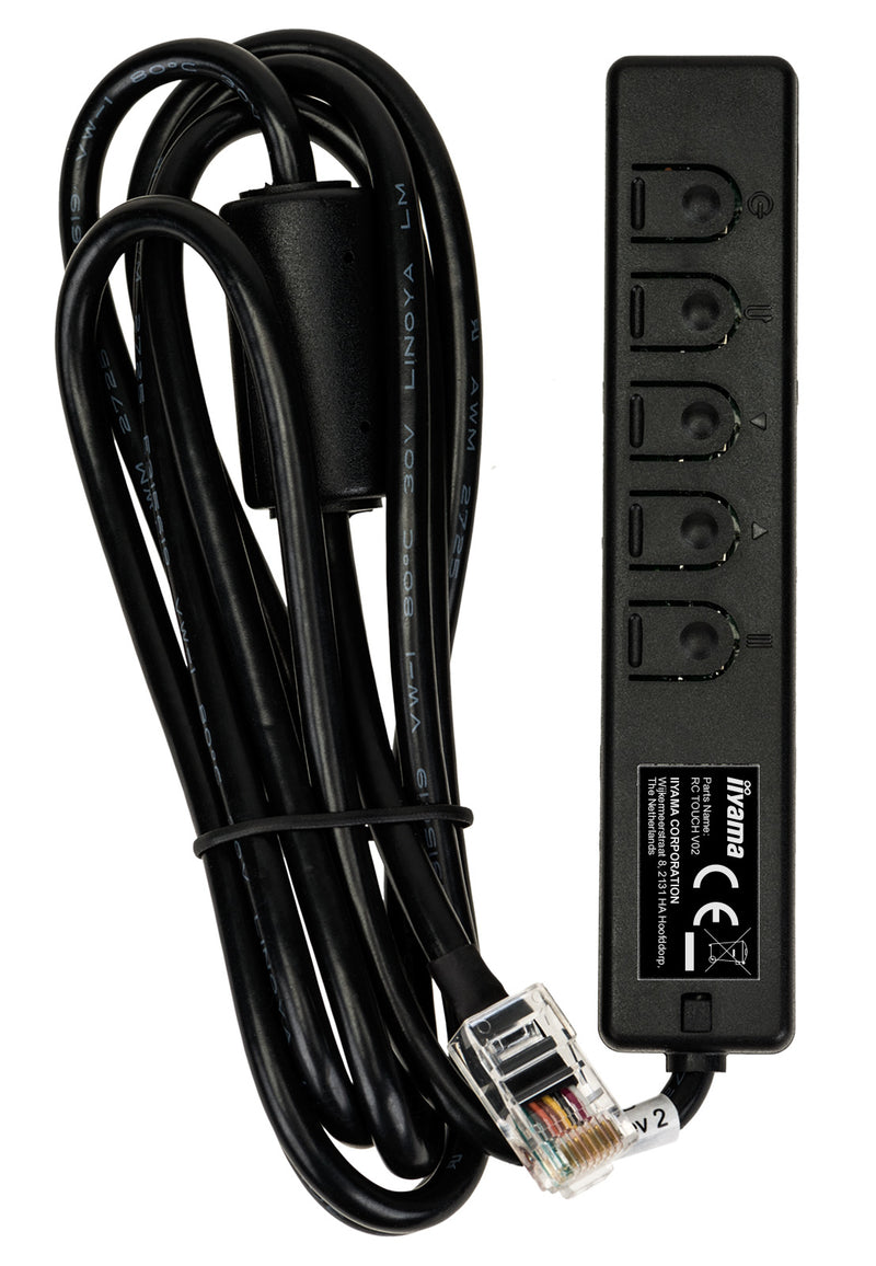 iiyama RC TOUCHV03 Stromkabel Schwarz