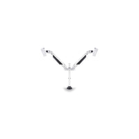 Multibrackets Monitorarm Dual weiss