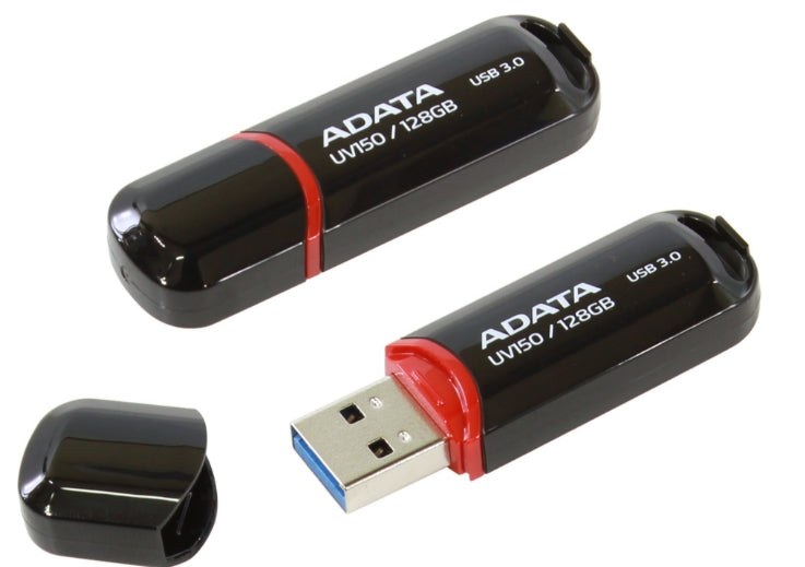 ADATA AUV150-128G-RBK Clé USB 128 Go USB Type-A 3.2 Gen 1 (3.1 Gen 1) Noir