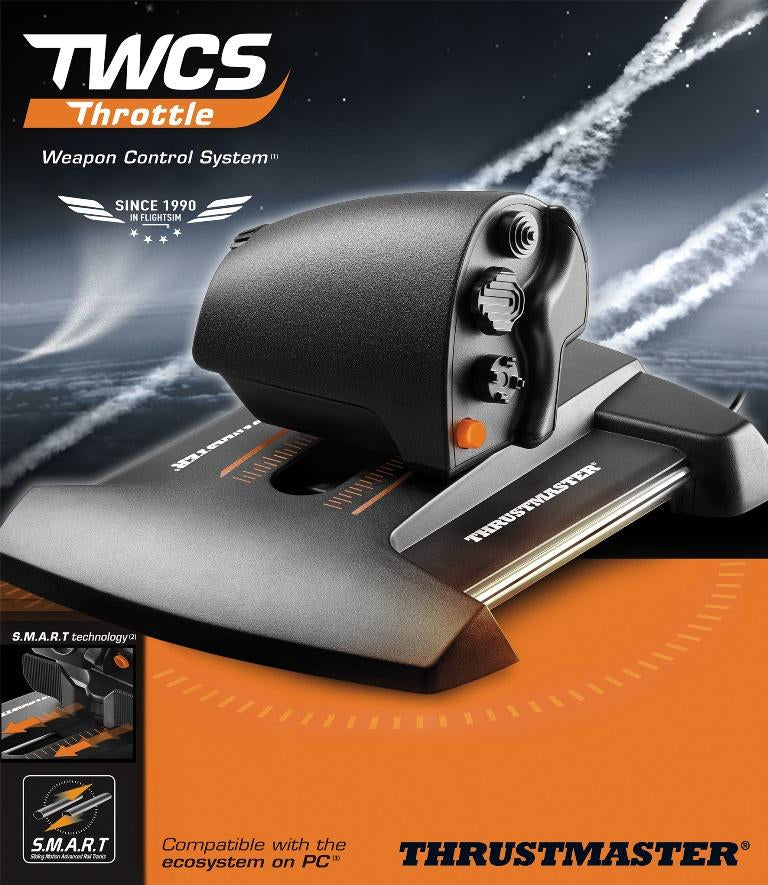 Thrustmaster TWCS Throttle Schwarz USB Joystick Analog PC