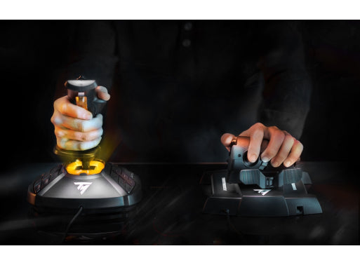 Thrustmaster T-16000M FCS Hotas Schwarz, Orange USB Joystick Analog / Digital PC
