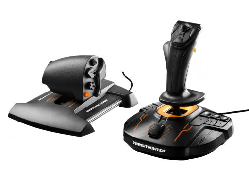 Thrustmaster T-16000M FCS Hotas Schwarz, Orange USB Joystick Analog / Digital PC