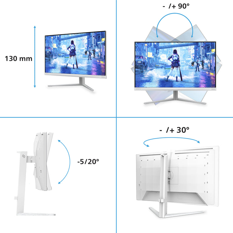 Philips 27M2N5201P/00 Computerbildschirm 68,6 cm (27") 1920 x 1080 Pixel Weiß