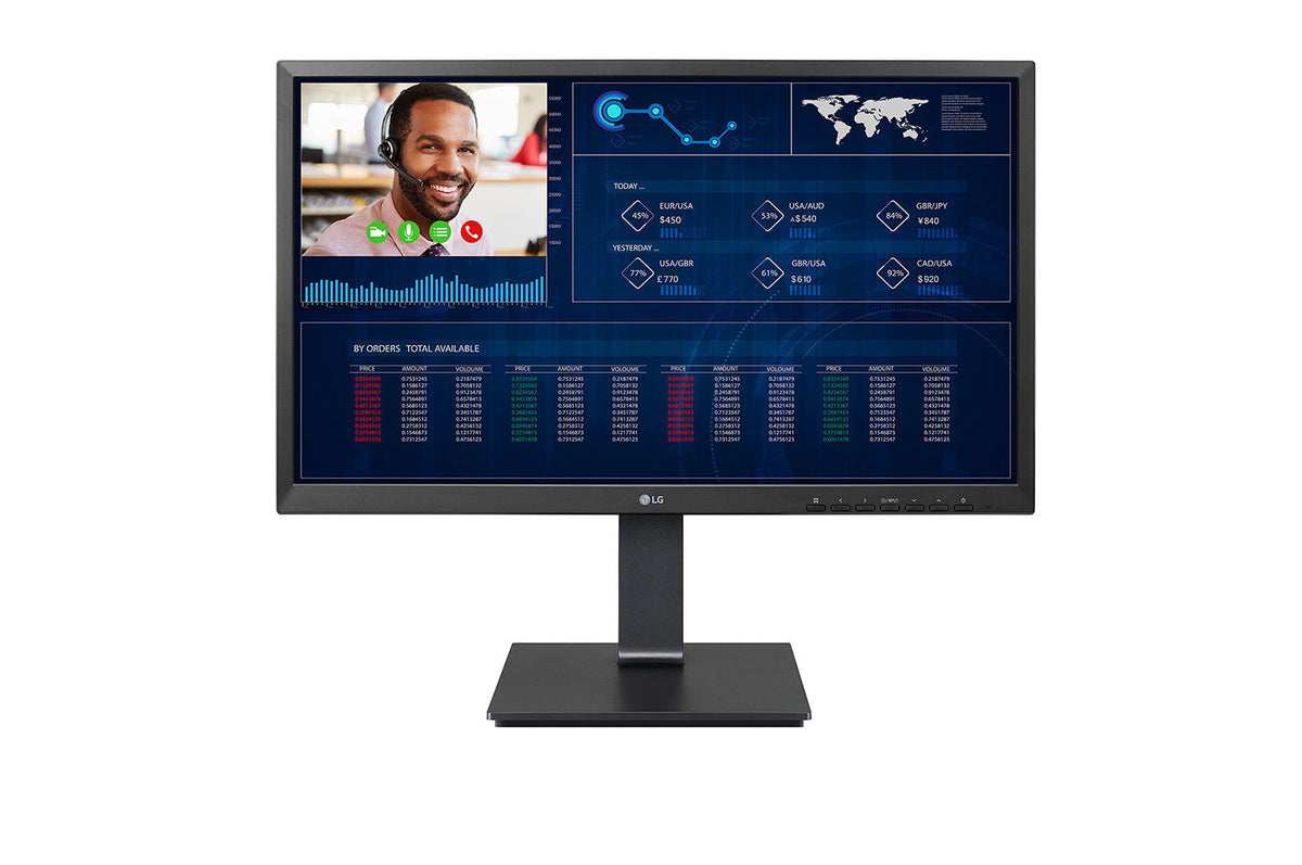 LG 24CQ651W-BP Intel® Pentium® N6005 60,5 cm (23.8") 1920 x 1080 Pixel All-in-One-PC 8 GB DDR4-SDRAM 256 GB SSD Windows 10 IoT Enterprise Wi-Fi 6 (802.11ax) Schwarz