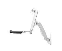 ICY BOX IB-MS600-W, "Sit-Stand-Workstation" mit Wandhalterung für einen Monitor bis zu 24" (61 cm)