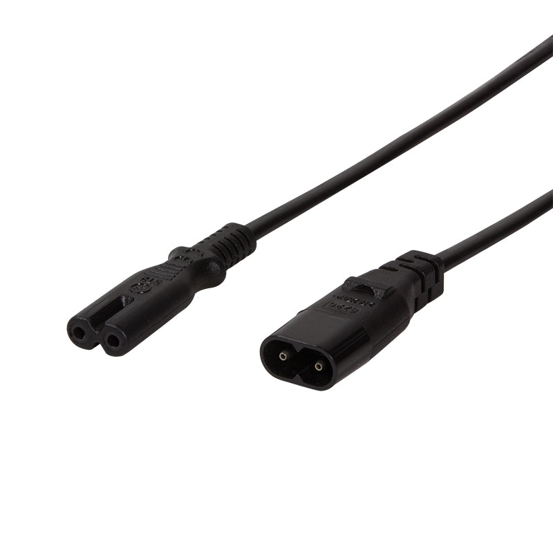 LogiLink 2m, IEC 60320-C8/IEC 60320-C7 Schwarz C7-Koppler C8-Koppler