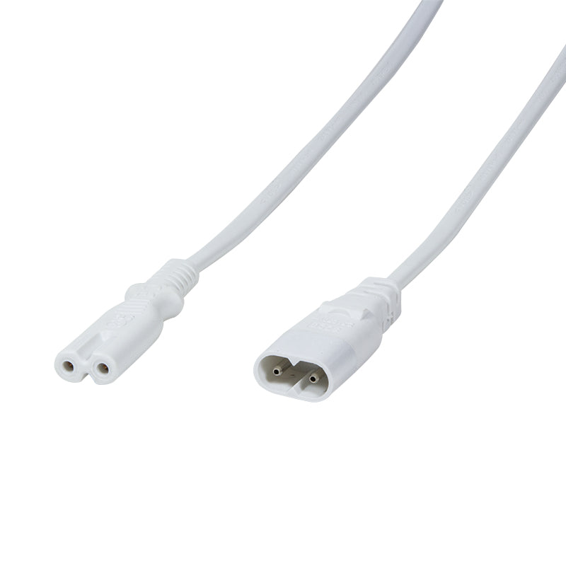LogiLink 2m, IEC 60320-C8/IEC 60320-C7 Weiß C7-Koppler C8-Koppler
