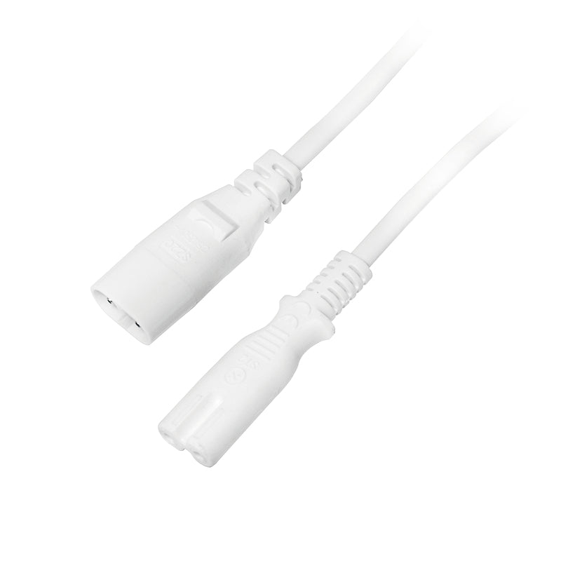 LogiLink 2m, IEC 60320-C8/IEC 60320-C7 Weiß C7-Koppler C8-Koppler
