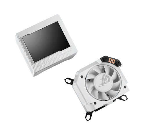 K ASUS ROG Ryujin III WB White LCD CPU-Wasserblock