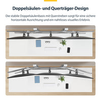StarTech.com 6-MONITOR-ARM-A Flachbildschirm-Tischhalterung 81,3 cm (32") Tisch/Bank Weiß