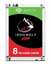 Seagate IronWolf ST8000VN0022 Interne Festplatte 8 TB 7200 RPM 256 MB 3.5" Serial ATA III