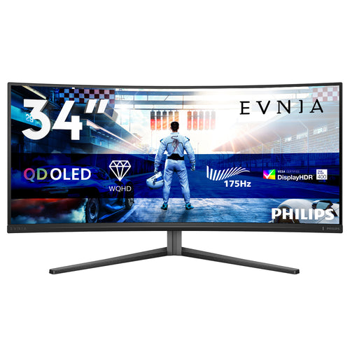 Philips Evnia 6000 34M2C6500/00 Computerbildschirm 86,4 cm (34") 3440 x 1440 Pixel Wide Quad HD QD-OLED Grau