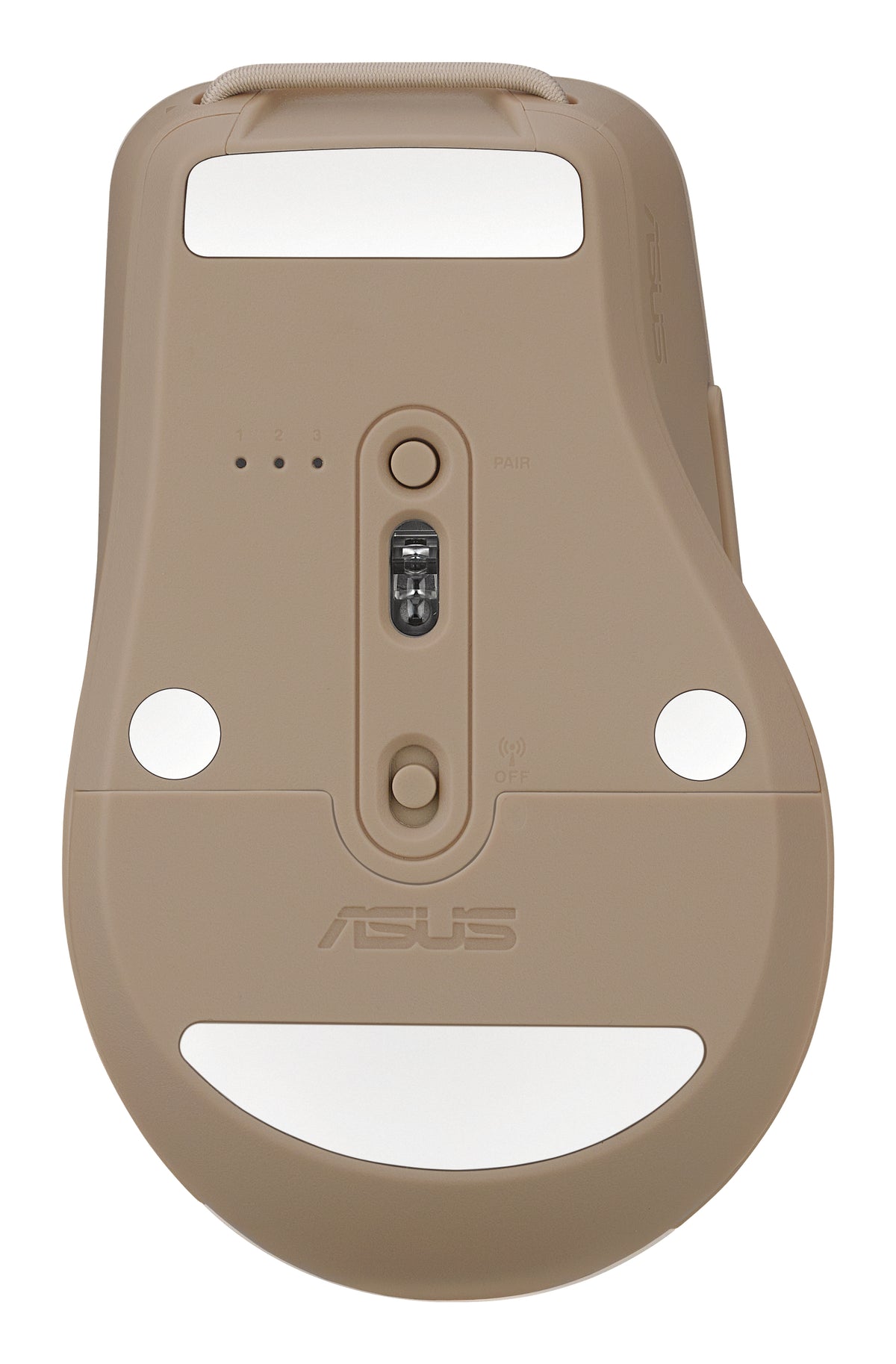 ASUS SmartO Mouse MD200 Silent Plus Maus Büro Beidhändig RF Wireless + Bluetooth Optisch 4200 DPI