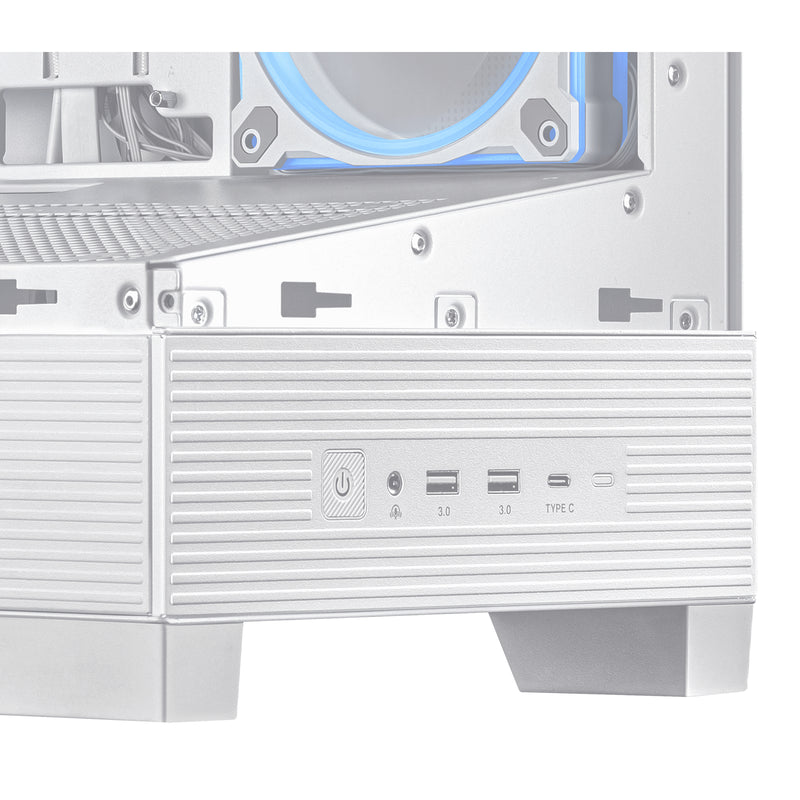 ASUS A31 Plus TG ARGB WHITE Midi Tower Weiß