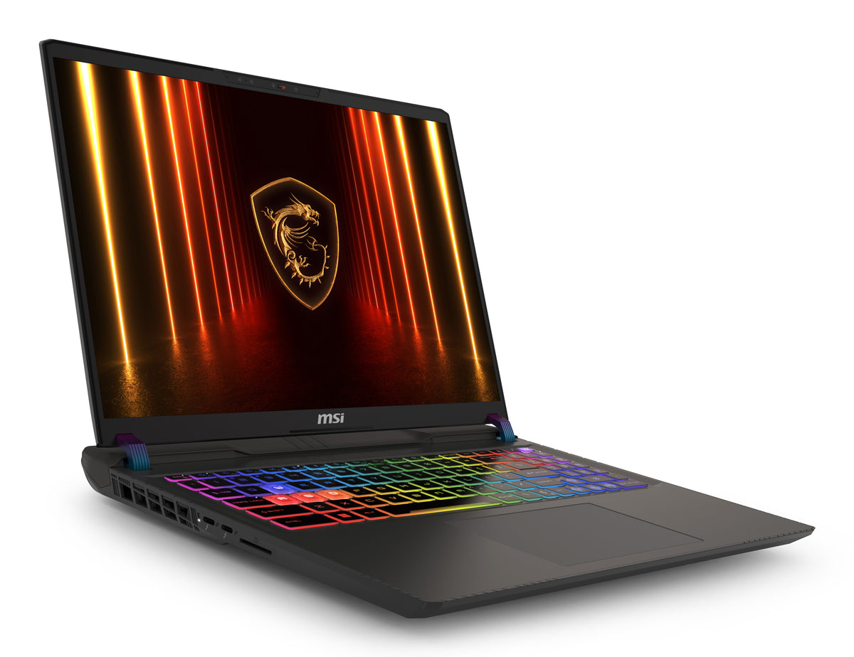 MSI Vector 18 HX AI A2XWJG-657 Intel Core Ultra 9 275HX Laptop 45,7 cm (18") Quad HD+ 32 GB DDR5-SDRAM 2 TB SSD NVIDIA GeForce RTX 5090 Wi-Fi 7 (802.11be) Windows 11 Home Grau