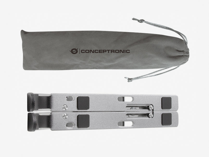 Conceptronic THANA04S ERGO Klappbarer Laptop-Kühlständer aus Aluminium
