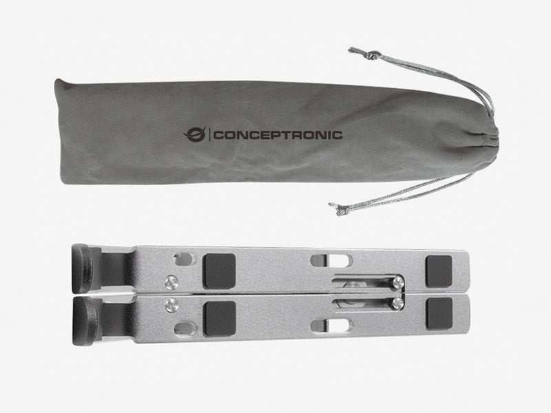 Conceptronic THANA04S ERGO Klappbarer Laptop-Kühlständer aus Aluminium