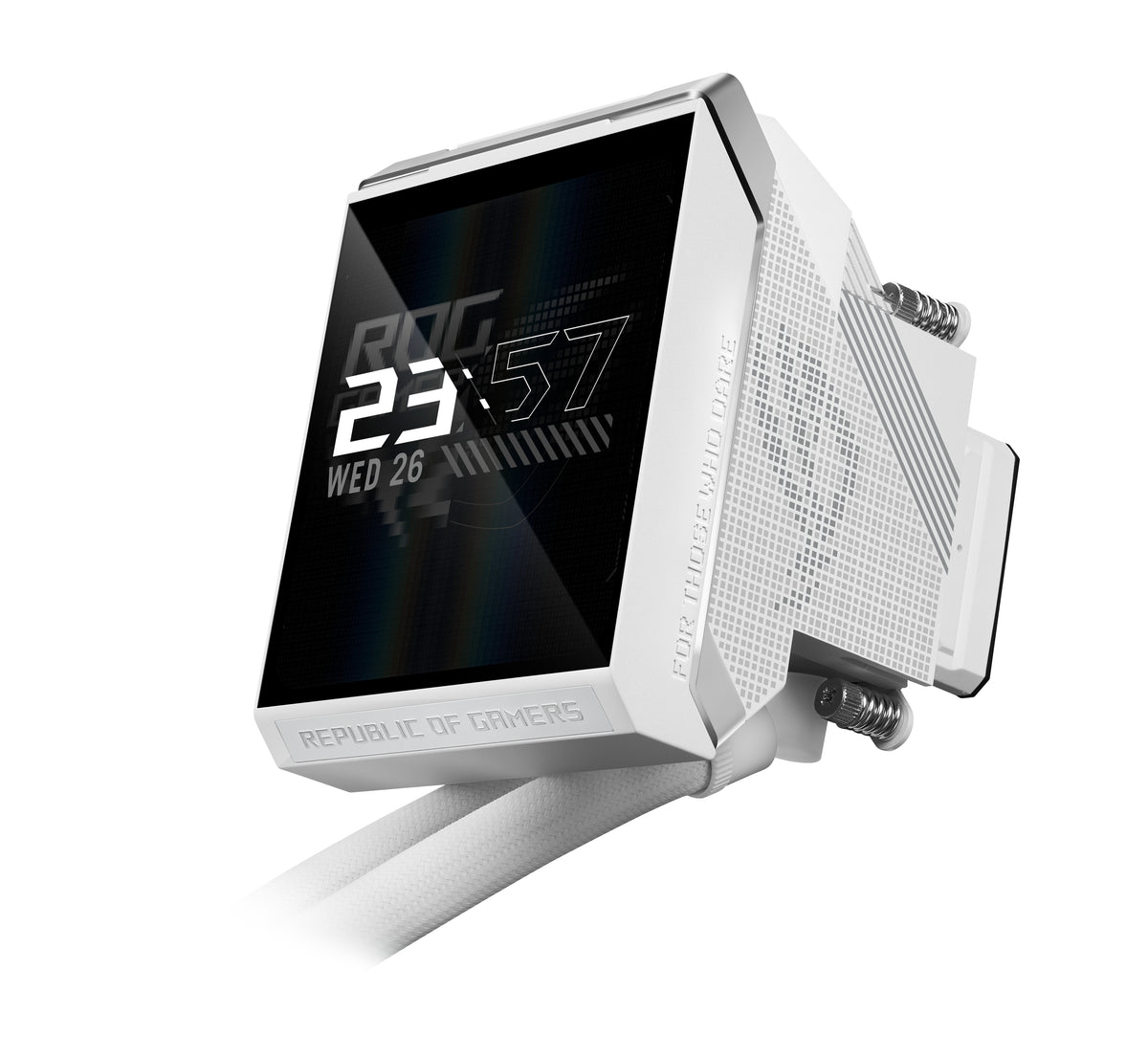ASUS ROG Strix LC IV 360 ARGB LCD White Edition Prozessor Flüssigkeitskühlung 12 cm Weiß