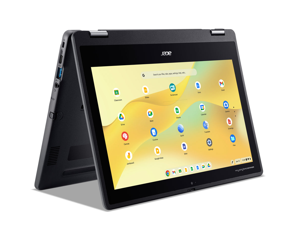 Acer Chromebook R757TN-TCO-C7AD Intel® N N150 Hybrid (2-in-1) 29,5 cm (11.6") Touchscreen HD 8 GB LPDDR5x-SDRAM 64 GB Flash Wi-Fi 6 (802.11ax) ChromeOS Schwarz