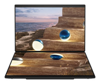 ASUS Zenbook Duo UX8407AA-SN605W Copilot+ PC Intel Core Ultra 9 386H Laptop 35,6 cm (14") Touchscreen 3K 32 GB LPDDR5x-SDRAM 1 TB SSD Wi-Fi 7 (802.11be) Windows 11 Home Grau