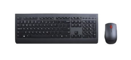 Lenovo 4X30H56809 Tastatur Maus enthalten Büro RF Wireless QWERTZ Deutsch Schwarz