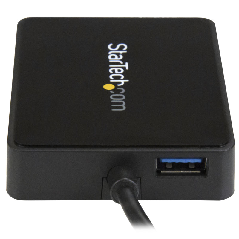 StarTech.com USB-C auf Dual Gigabit Ethernet Adapter mit USB 3.0 (Typ-A) Port - USB Typ-C Gigabit Netzwerk Adapter - USB-C Dual Port NIC/LAN Adapter - Schwarz - Für Laptops und Desktop Computer