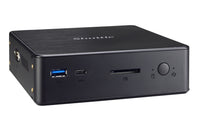 Shuttle XPC nano NC1010BA PC/Workstation Intel® Celeron® 4205U 4 GB DDR4-SDRAM 120 GB SSD Windows 10 Pro Mini PC Mini-PC Schwarz