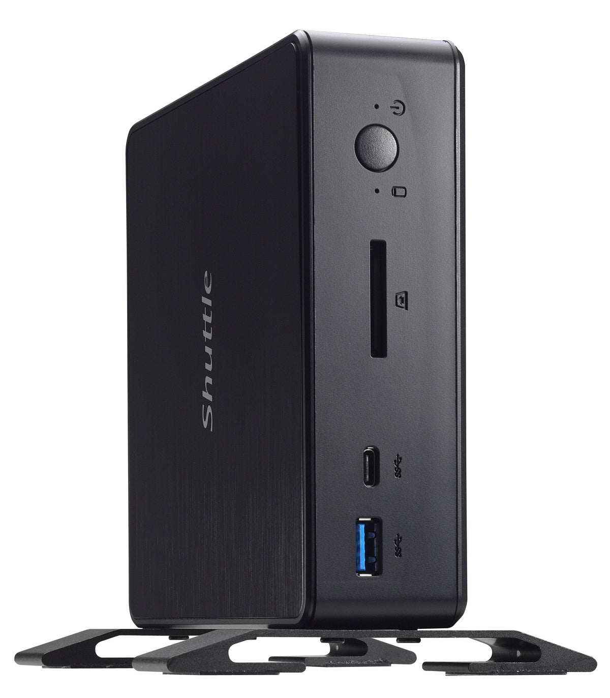 Shuttle XPC nano NC1010BA PC/Workstation Intel® Celeron® 4205U 4 GB DDR4-SDRAM 120 GB SSD Windows 10 Pro Mini PC Mini-PC Schwarz