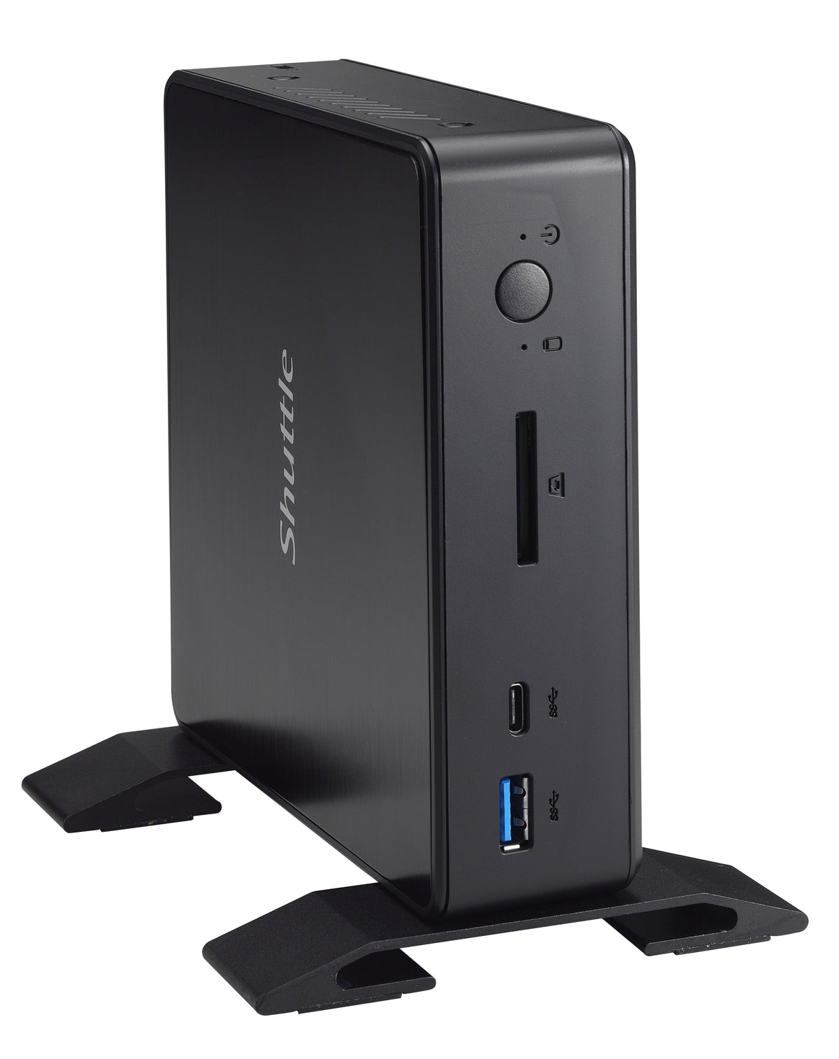 Shuttle Nano PC NC10U5 , Intel i5-8265U, 1x HDMI, 1x DP, 1x 2.5" bay, 1x M.2, 1x LAN, 1x COM, Wifi, 24/7 Dauerbetrieb, inkl. VESA & Stand