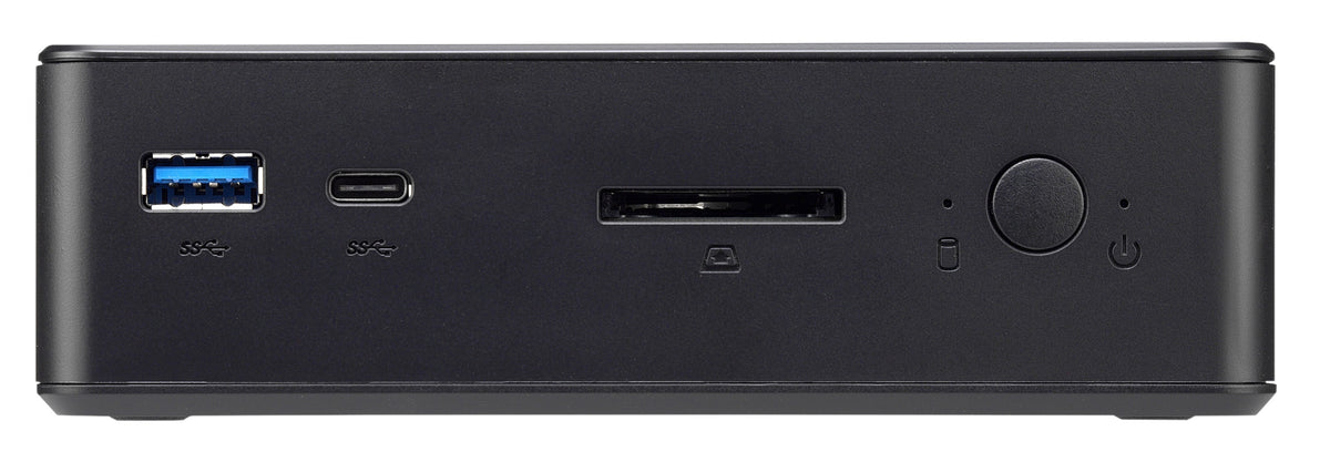 Shuttle XPC nano NC1010BA PC/Workstation Intel® Celeron® 4205U 4 GB DDR4-SDRAM 120 GB SSD Windows 10 Pro Mini PC Mini-PC Schwarz