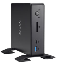 Shuttle Nano PC NC10U5 , Intel i5-8265U, 1x HDMI, 1x DP, 1x 2.5" bay, 1x M.2, 1x LAN, 1x COM, Wifi, 24/7 Dauerbetrieb, inkl. VESA & Stand