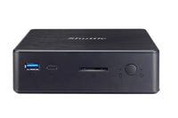 Shuttle XPC nano NC1010BA PC/Workstation Intel® Celeron® 4205U 4 GB DDR4-SDRAM 120 GB SSD Windows 10 Pro Mini PC Mini-PC Schwarz