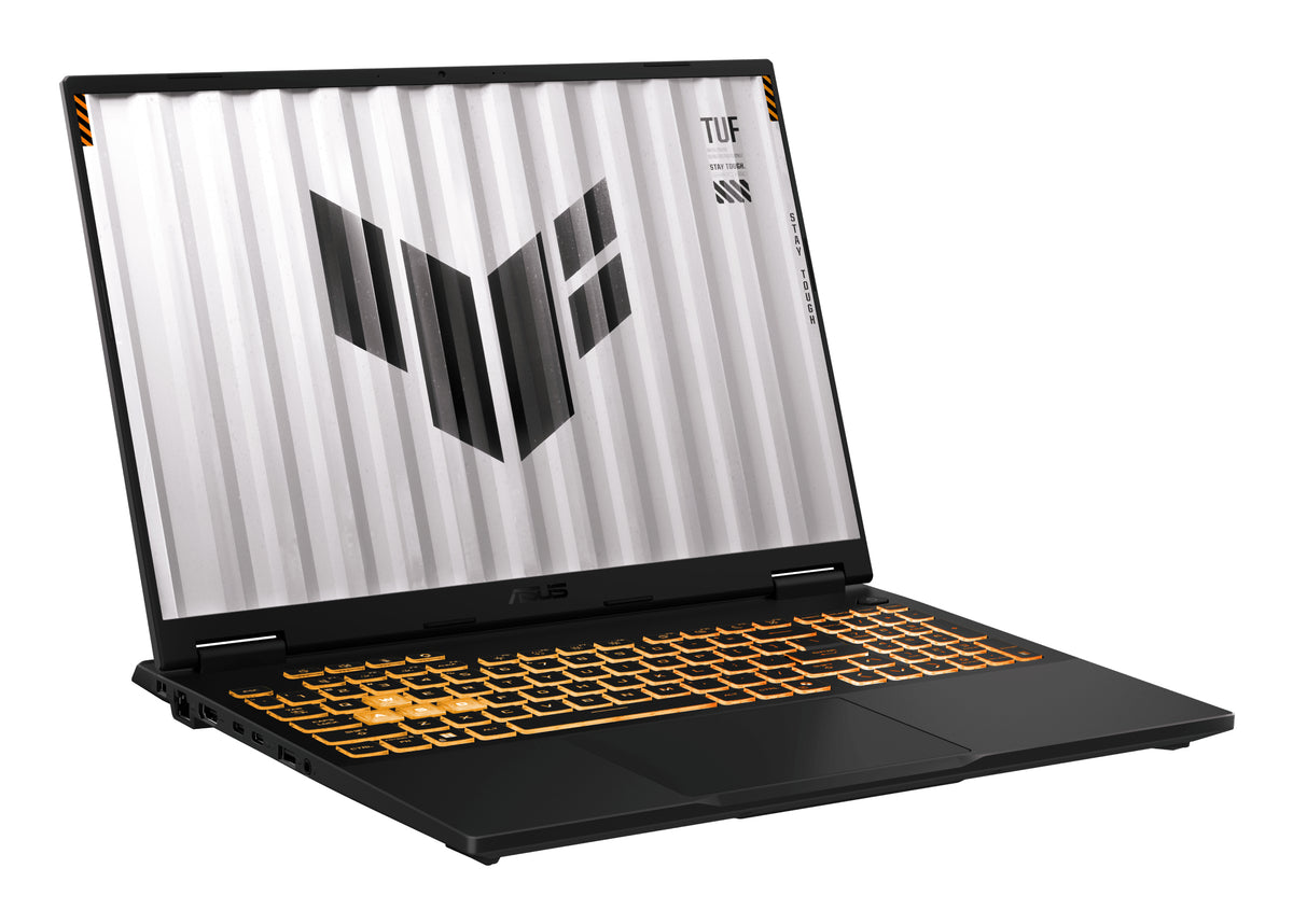 ASUS TUF Gaming F16 FX608JMI-TU657W Intel® Core™ i7 i7-14650HX Laptop 40,6 cm (16") WUXGA 16 GB DDR5-SDRAM 512 GB SSD NVIDIA GeForce RTX 5060 Wi-Fi 6E (802.11ax) Windows 11 Home Grau