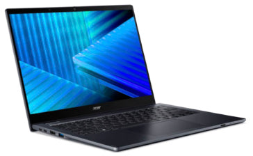 Acer TravelMate TMP414RN-55-TCO-75N6 Intel Core Ultra 7 255U Hybrid (2-in-1) 35,6 cm (14") Touchscreen WUXGA 16 GB DDR5-SDRAM 512 GB SSD Wi-Fi 7 (802.11be) Windows 11 Pro Blau