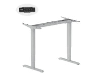 Equip ERGO Elektrisches Steh-Sitz-Schreibtischgestell, Grau