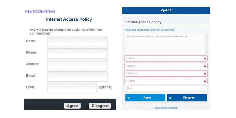 Zyxel Hotspot Management