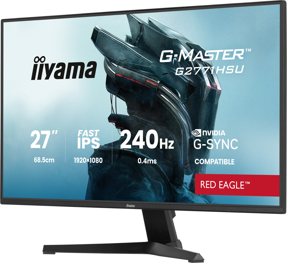 iiyama G-MASTER G2771HSU-B1 Computerbildschirm 68,6 cm (27") 1920 x 1080 Pixel Full HD Schwarz