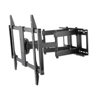Manhattan Universal Wandhalterung für Großbildschirme, neig- und schwenkbar, Für Flachbildschirme und Curved Displays von 60" bis 100"* und bis zu 80 kg, neig- und schwenkbar sowie horizontal justierbar, schwarz