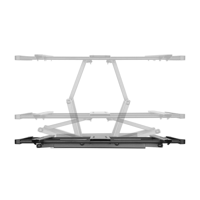 Manhattan Universal Wandhalterung für Großbildschirme, neig- und schwenkbar, Für Flachbildschirme und Curved Displays von 60" bis 100"* und bis zu 80 kg, neig- und schwenkbar sowie horizontal justierbar, schwarz