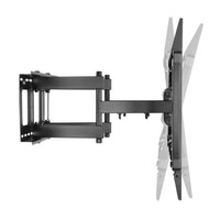 Manhattan Universal Wandhalterung für Großbildschirme, neig- und schwenkbar, Für Flachbildschirme und Curved Displays von 60" bis 100"* und bis zu 80 kg, neig- und schwenkbar sowie horizontal justierbar, schwarz