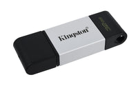 Kingston Technology DataTraveler 80 USB-Stick 32 GB USB Typ-C 3.2 Gen 1 (3.1 Gen 1) Schwarz, Silber