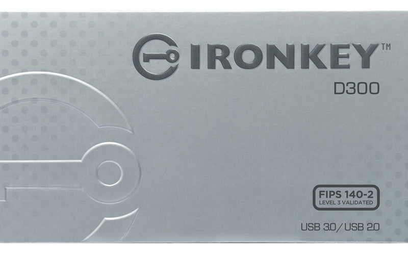Kingston Technology IronKey IKD300 128GB USB-Stick USB Typ-A 3.2 Gen 1 (3.1 Gen 1) Schwarz
