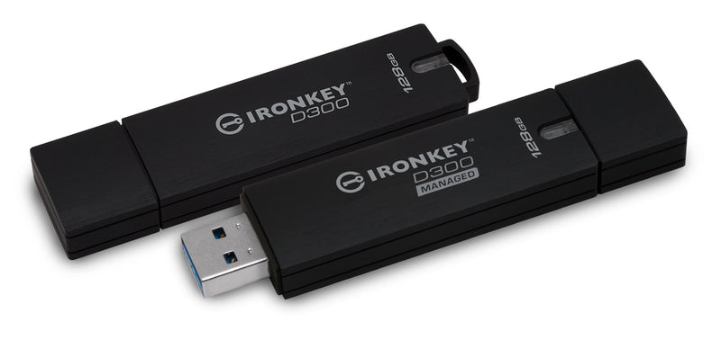 Kingston Technology IronKey IKD300 128GB USB-Stick USB Typ-A 3.2 Gen 1 (3.1 Gen 1) Schwarz